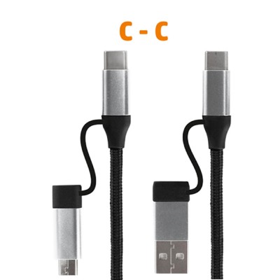 USB töltőkábel, 4in1, 1.5m - USB MULTI